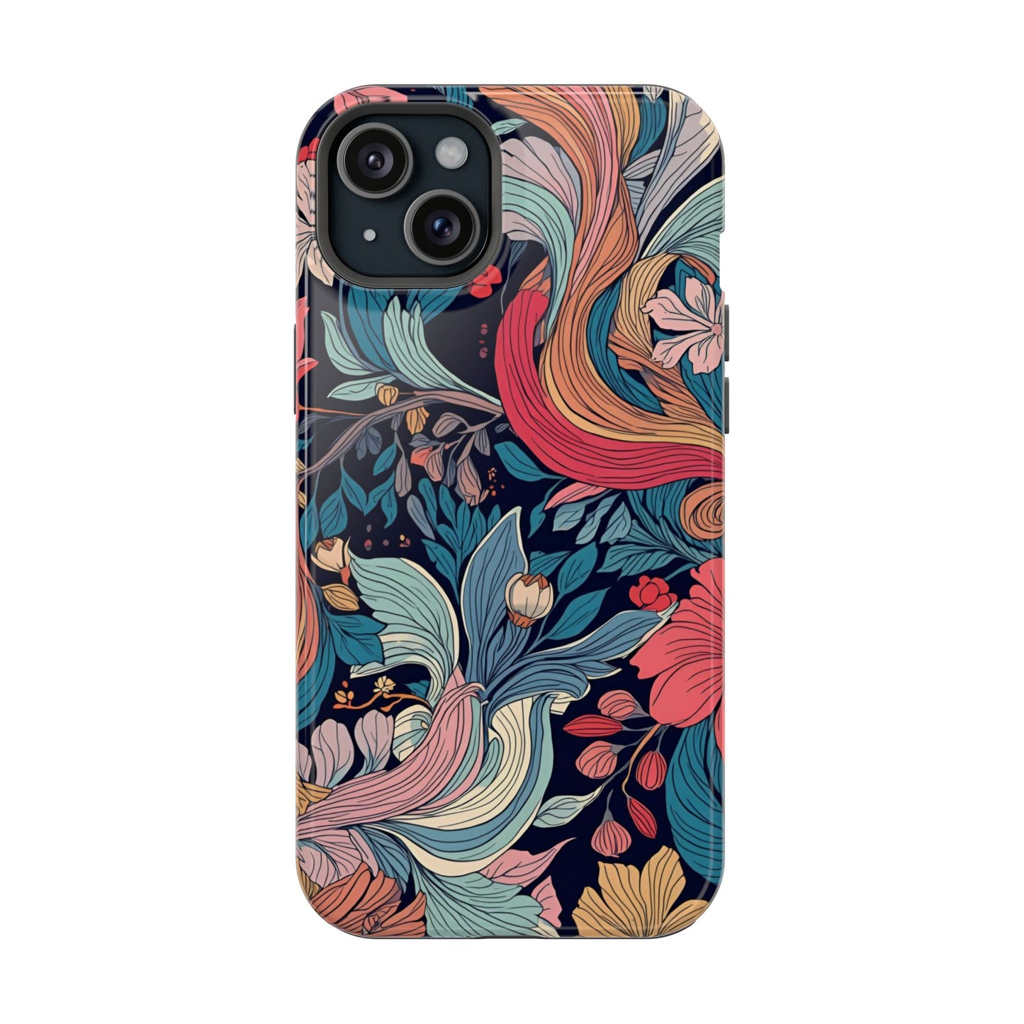 Floral Charm (MagSafe version): Fashion Phone Case for iPhone