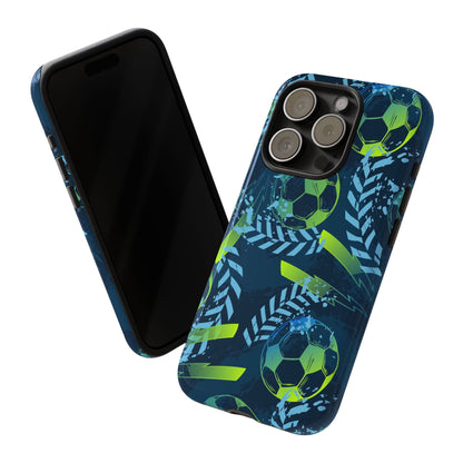 Football: Protective phone case for iPhone, Samsung Galaxy and Google Pixel phones