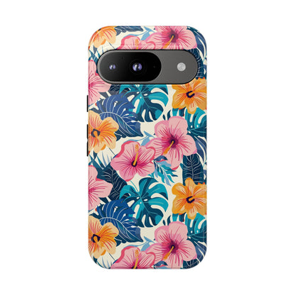 Hibiscus Bloom: Cute Floral Phone Case for iPhone, Samsung and Google Pixel