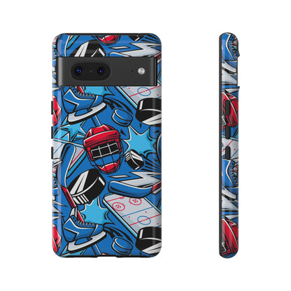 Ice Hockey PowerPlay: Sports-Inspired Phone Case for iPhone, Samsung Galaxy and Google Pixel devices