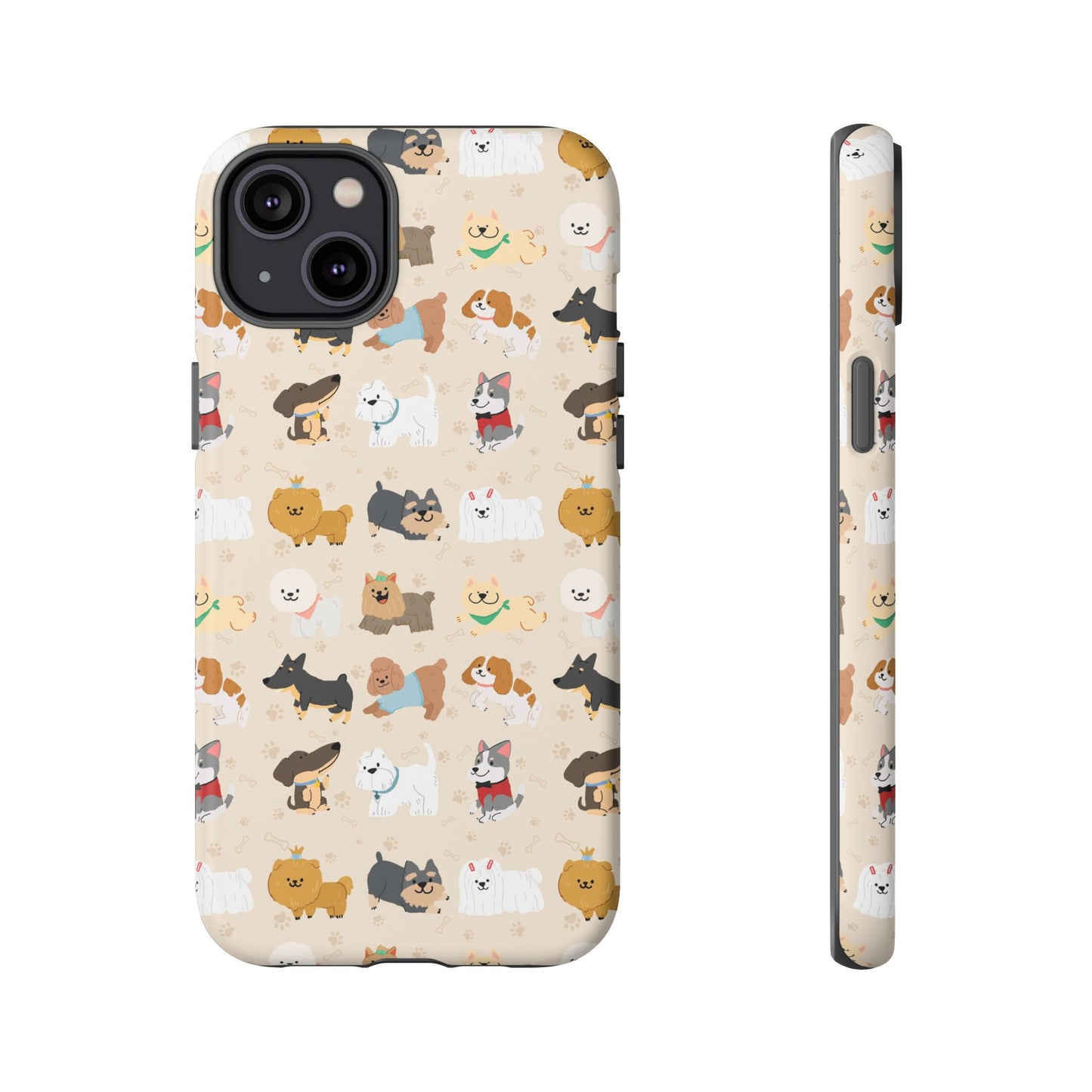 Cute Dogs: Tough Case for iPhone, Samsung Galaxy and Google Pixel devices