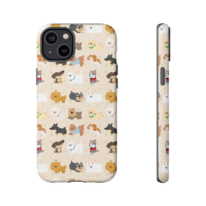 Cute Dogs: Tough Case for iPhone, Samsung Galaxy and Google Pixel devices