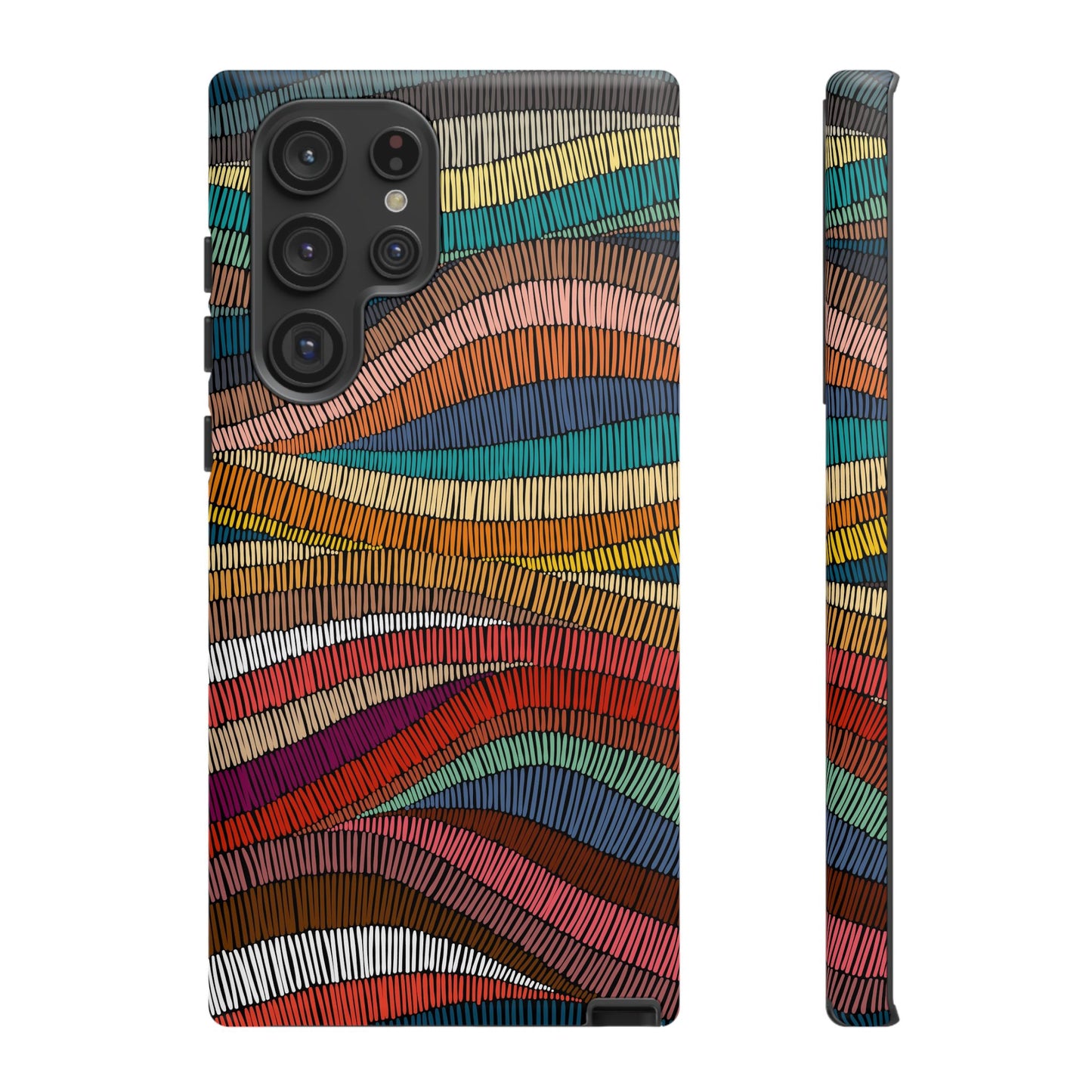 Threaded Harmony: Tapestry-inspired Phone Case for iPhone, Samsung Galaxy and Google Pixel devices