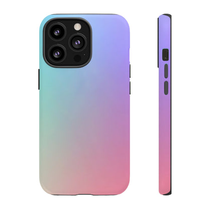 Cotton Candy: Quadcolor Pastel Gradient Tough Case for iPhone, Samsung Galaxy and Google Pixel devices