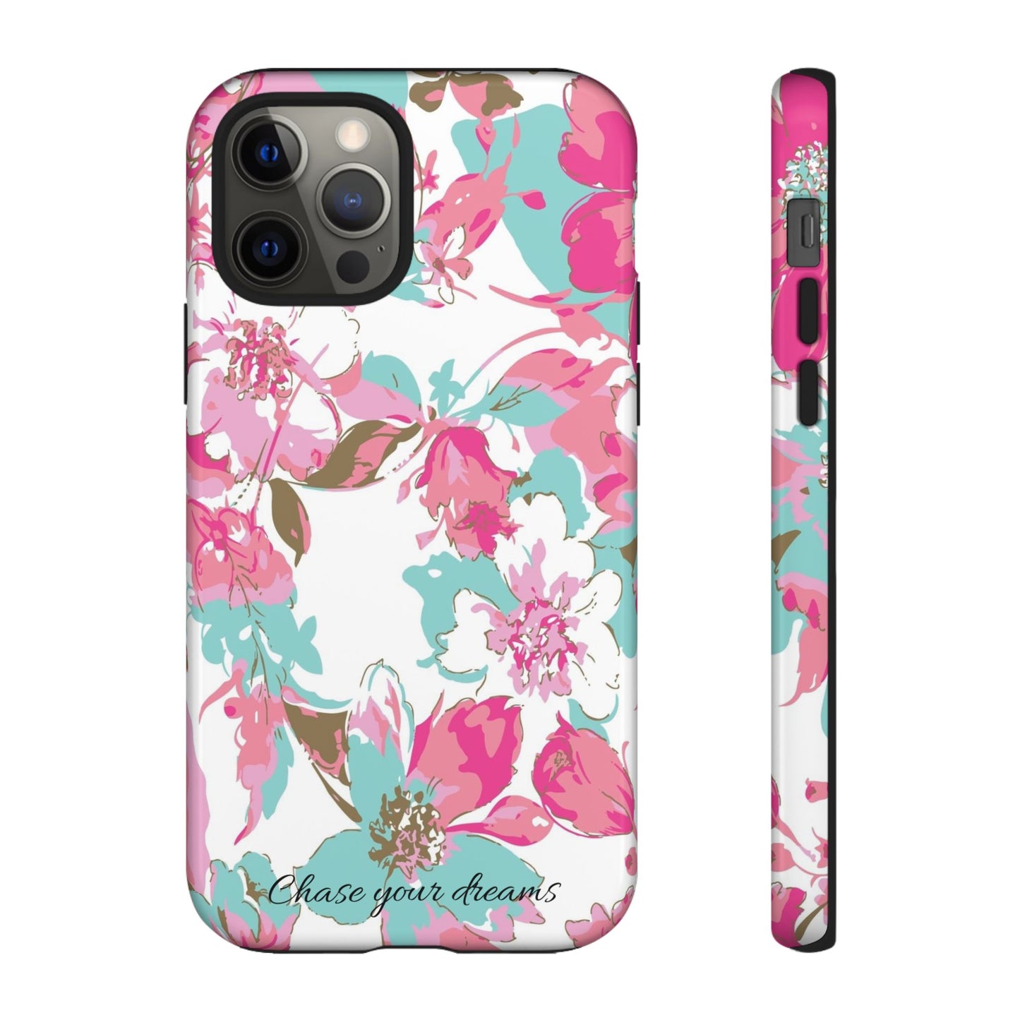 Chase your dreams: Artistic and elegant phone case for Apple iPhone, Samsung Galaxy and Pixel devices