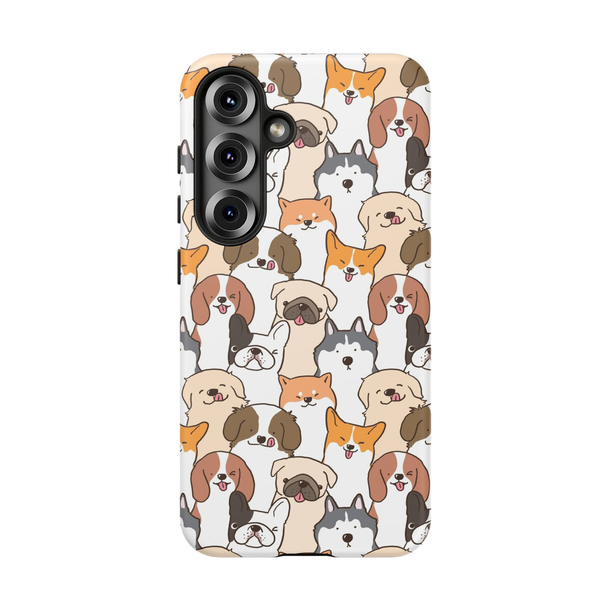 Cute Dogs Charm Phone Case for iPhone, Samsung Galaxy and Google Pixel devices