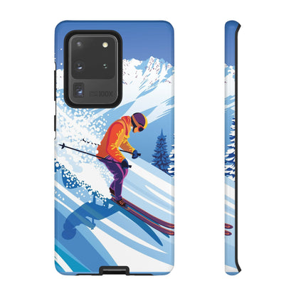 Glacier Rush: Ice Ski inspired phone case for iPhone, Samsung Galaxy and Google  Pixel devices