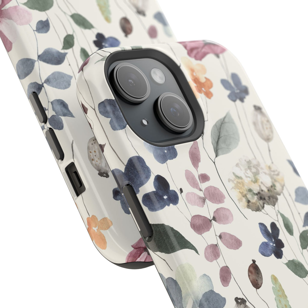 Floral prints phone case for iPhone (MagSafe version)