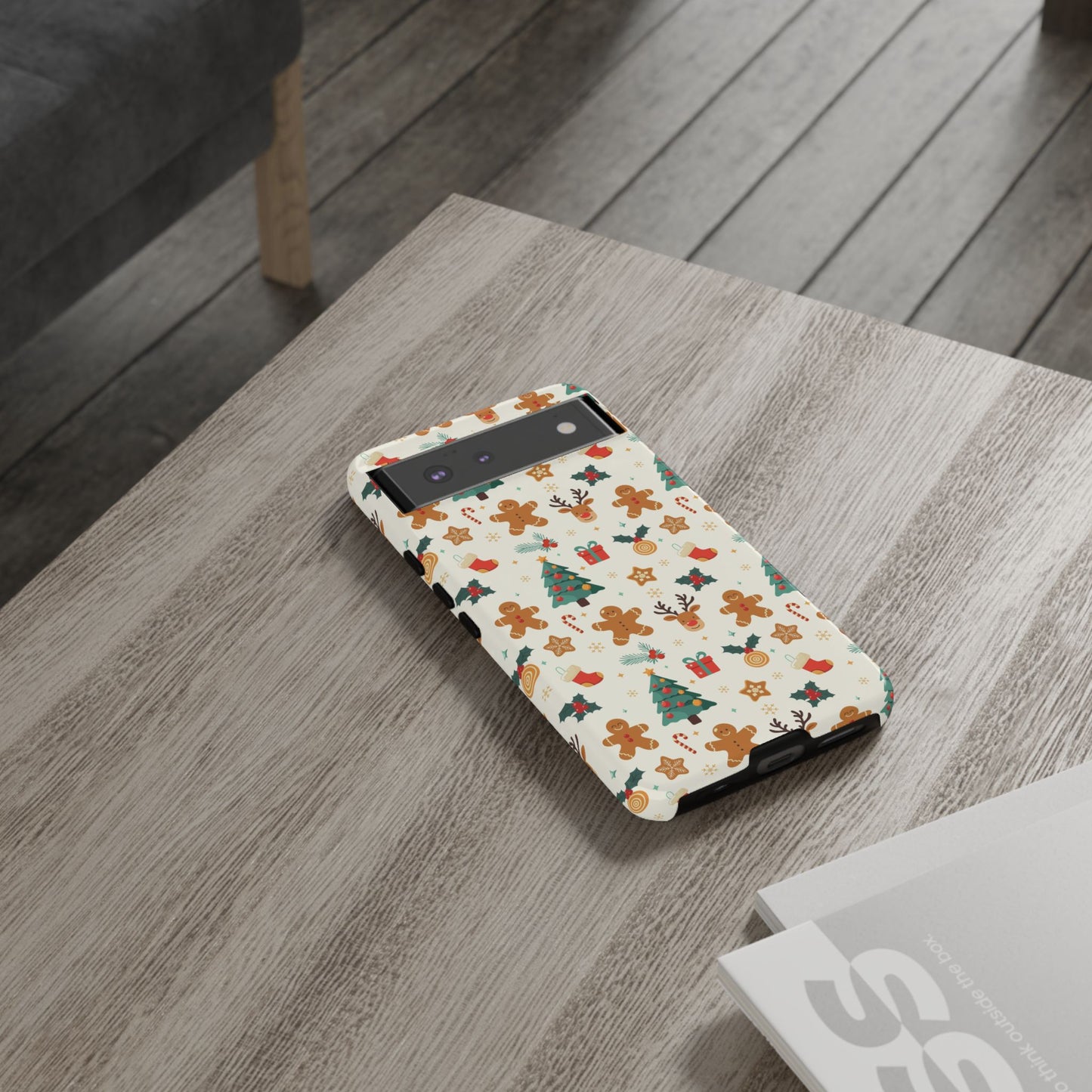 Gingerbread Holidays: Xmas-themed phone case for iPhone, Samsung and Google Pixel