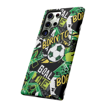 Born to Goal: Football-inspired phone case for iPhone and Samsung Galaxy