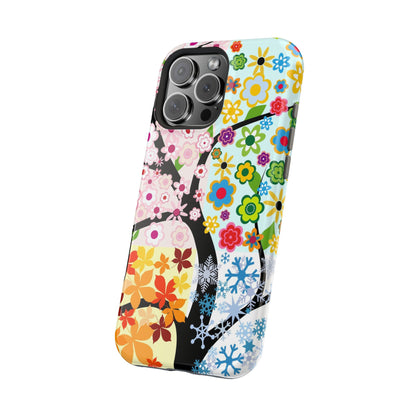 Four Seasons (MagSafe version): Fall, Winter, Spring and Summer inspired phone case for iPhone