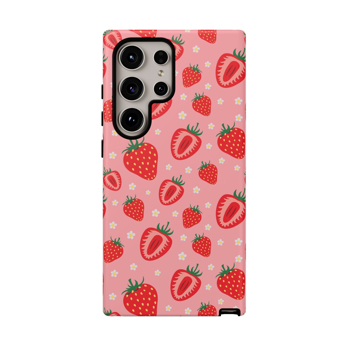 Berry Strawberry: Fruit-inspired phone case for iPhone, Samsung Galaxy and Google Pixel devices
