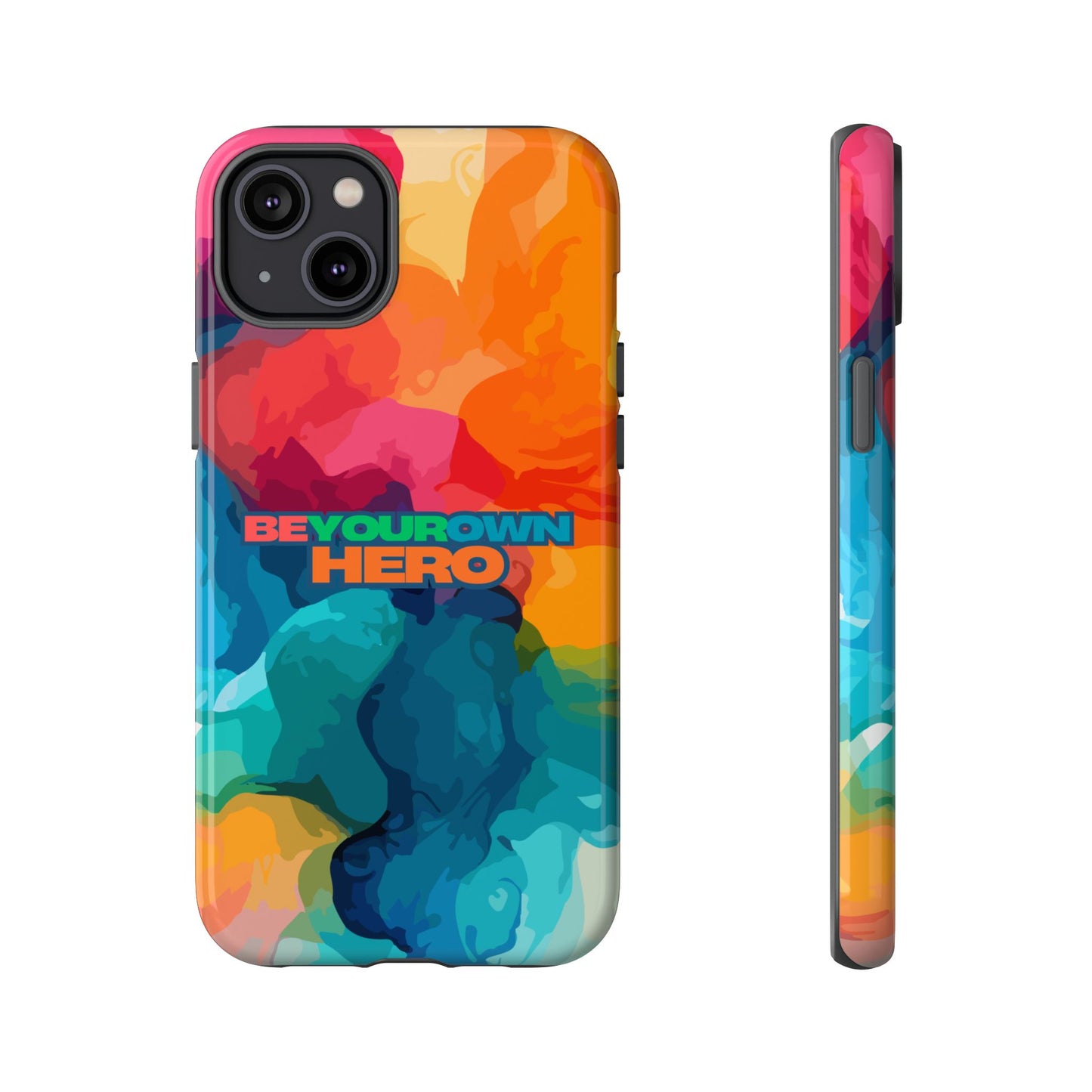 Be Your Own Hero: Inspiring Quote Phone Case for iPhone, Samsung Galaxy and Google Pixel