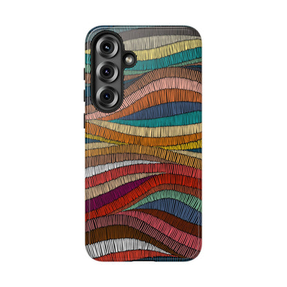 Threaded Harmony: Tapestry-inspired Phone Case for iPhone, Samsung Galaxy and Google Pixel devices