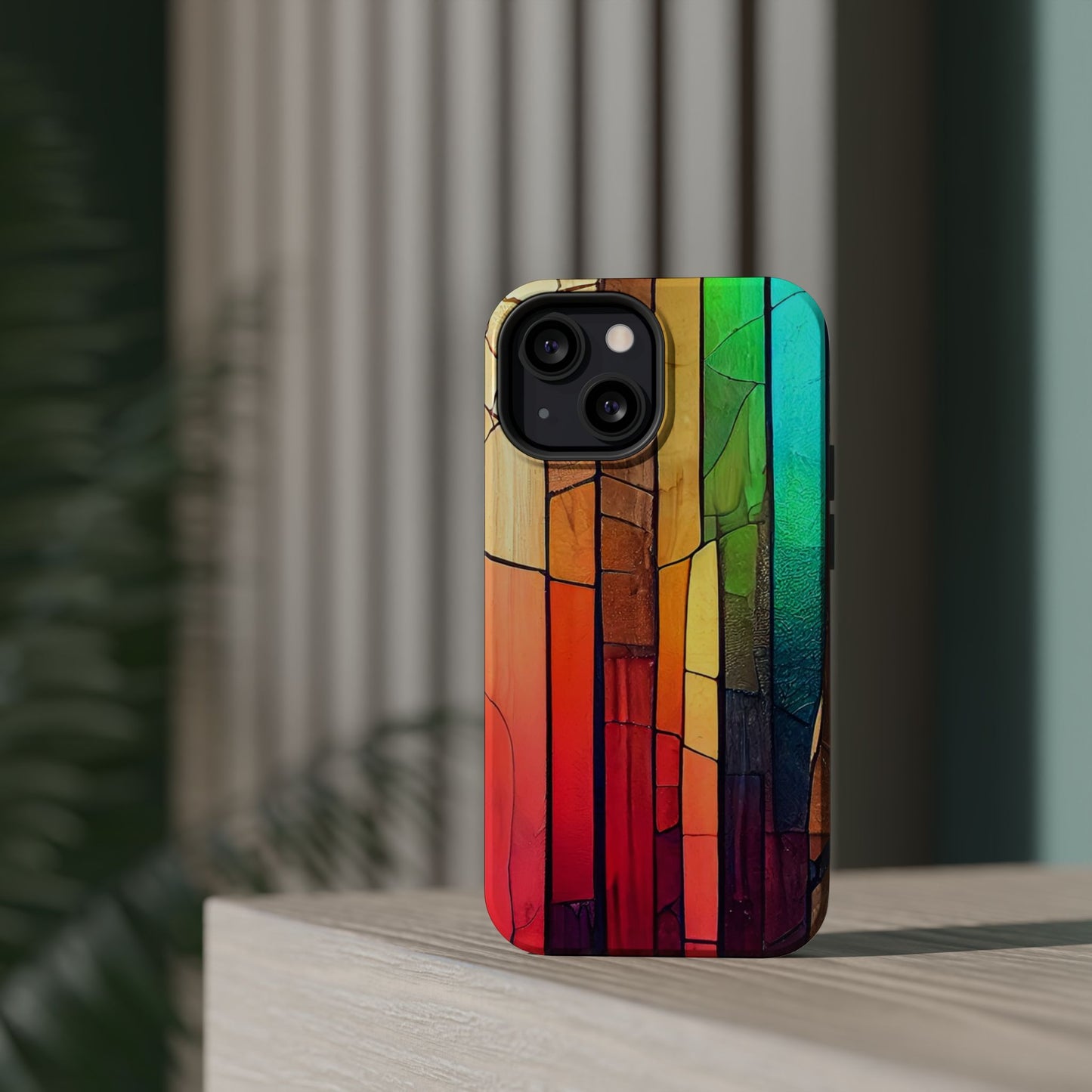 Stained Glass Design MagSafe Case for iPhone