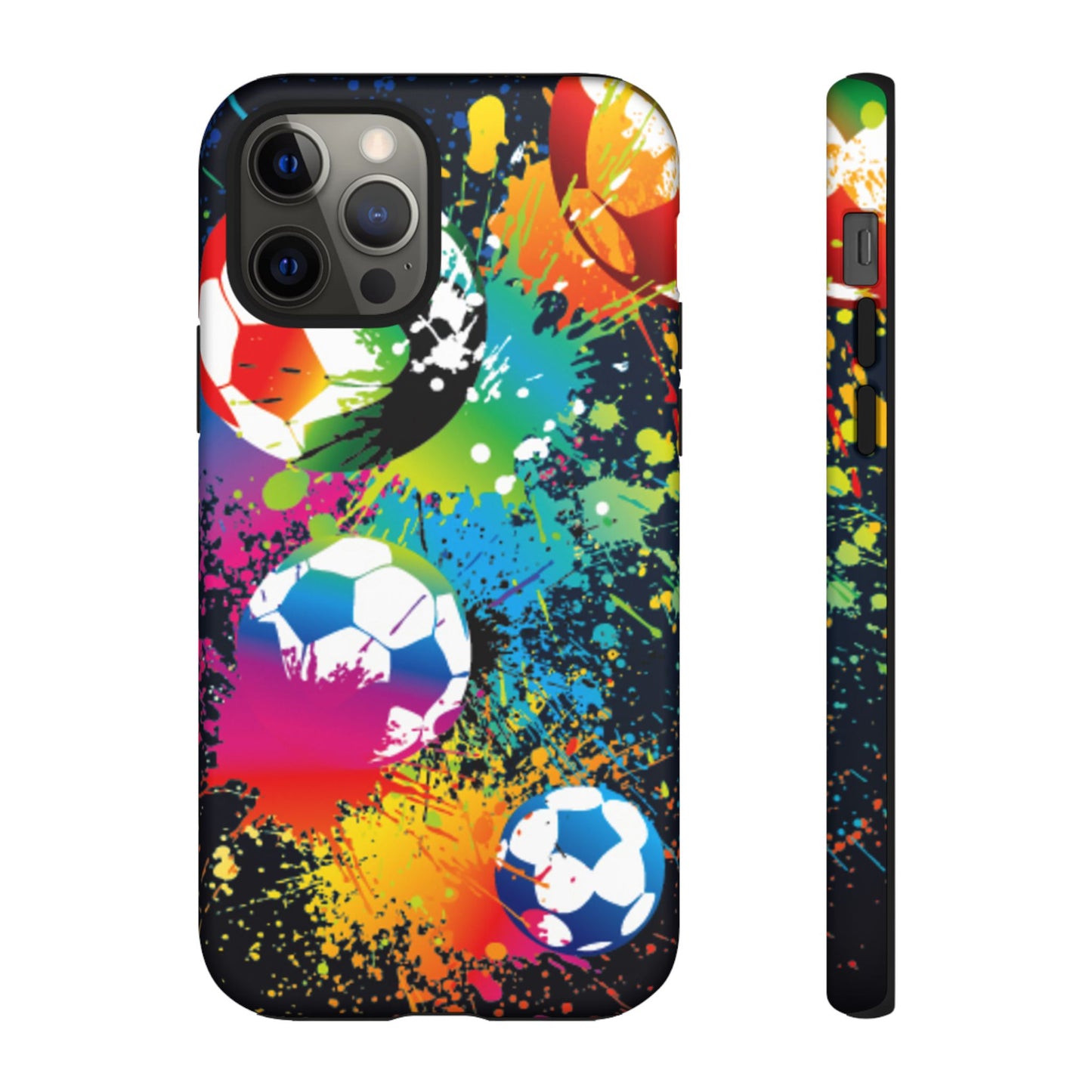 Footballer's Phone Case: Vibrant Case for iPhone, Samsung Galaxy and Google Pixel devices