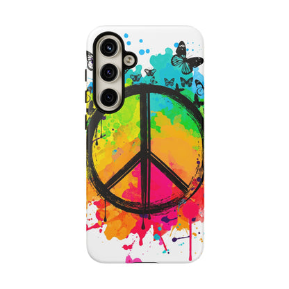 Peace Bloom: Inspiring Phone Case for iPhone and Samsung Galaxy