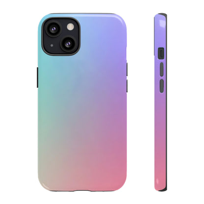 Cotton Candy: Quadcolor Pastel Gradient Tough Case for iPhone, Samsung Galaxy and Google Pixel devices