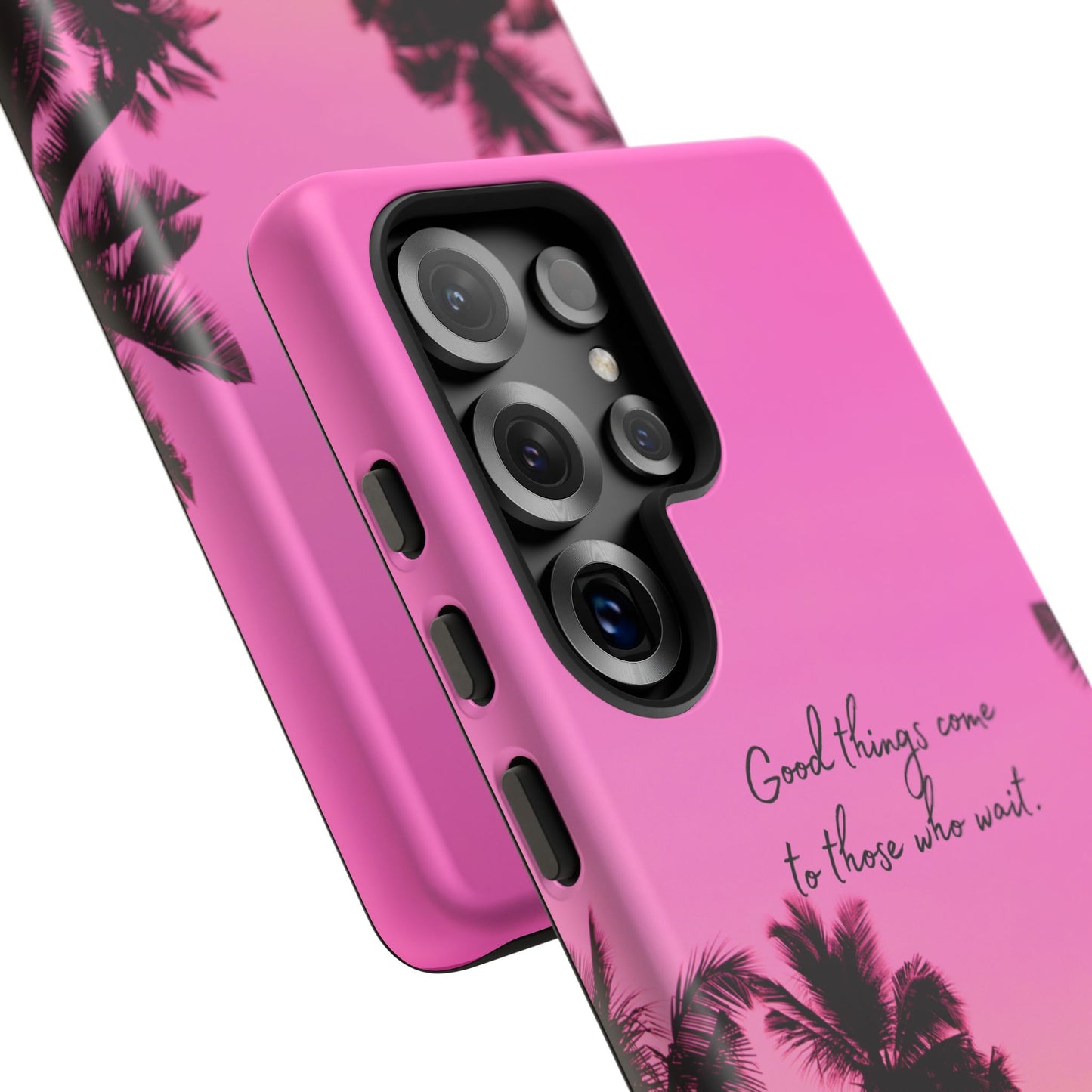Sunset Serenity: Good things come to those who wait - Phone Case for iPhone, Samsung Galaxy and Google Pixel