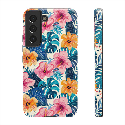 Hibiscus Bloom: Cute Floral Phone Case for iPhone, Samsung and Google Pixel