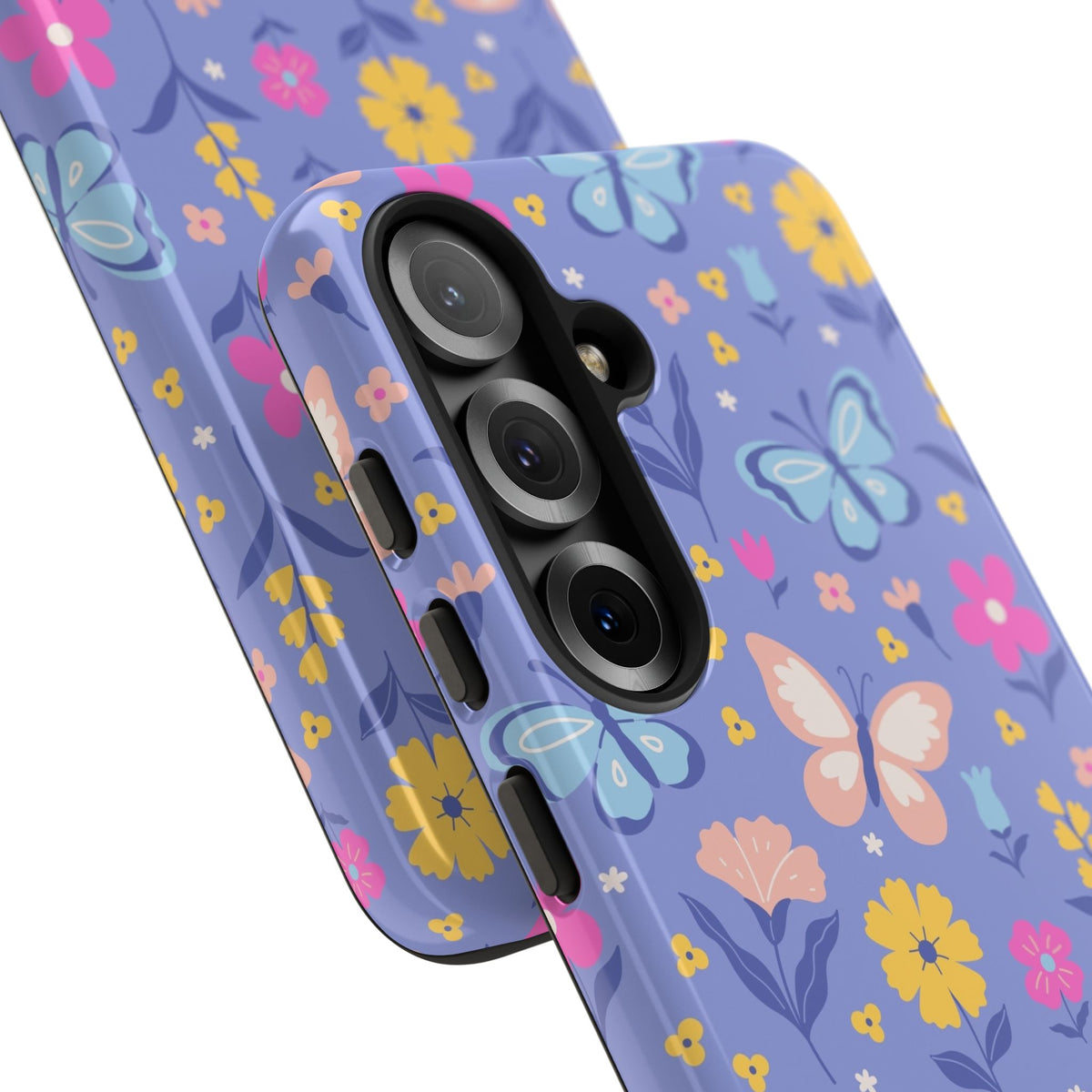 Lavender Butterflies: Tough Phone Case for iPhone, Samsung Galaxy and Google Pixel