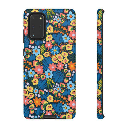 Bloom Burst: Color and Joy Themed Phone Case for iPhone, Samsung Galaxy and Google Pixel devices