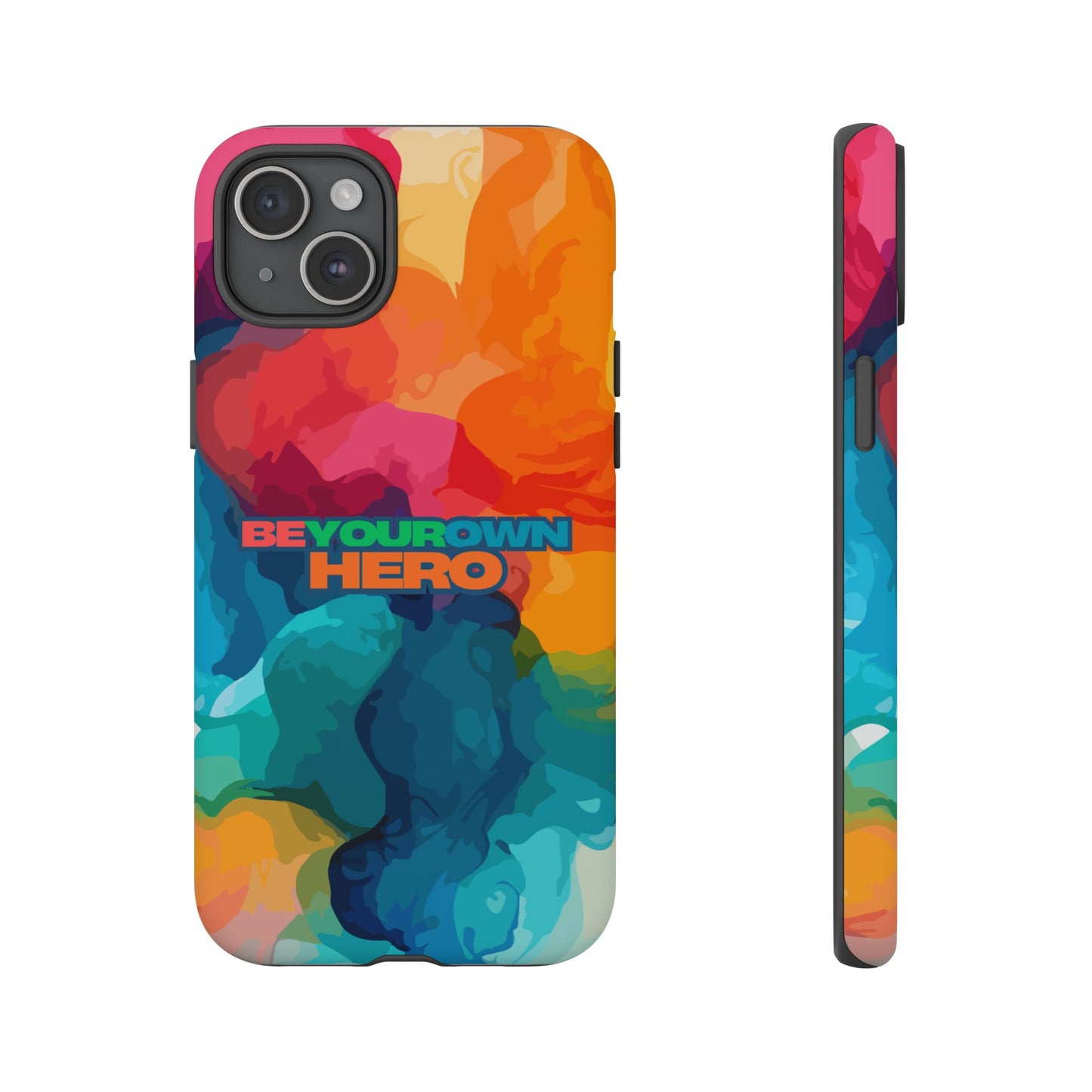 Be Your Own Hero: Inspiring Quote Phone Case for iPhone, Samsung Galaxy and Google Pixel