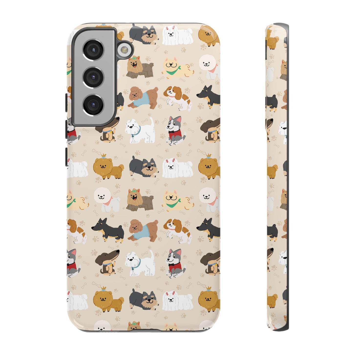 Cute Dogs: Tough Case for iPhone, Samsung Galaxy and Google Pixel devices
