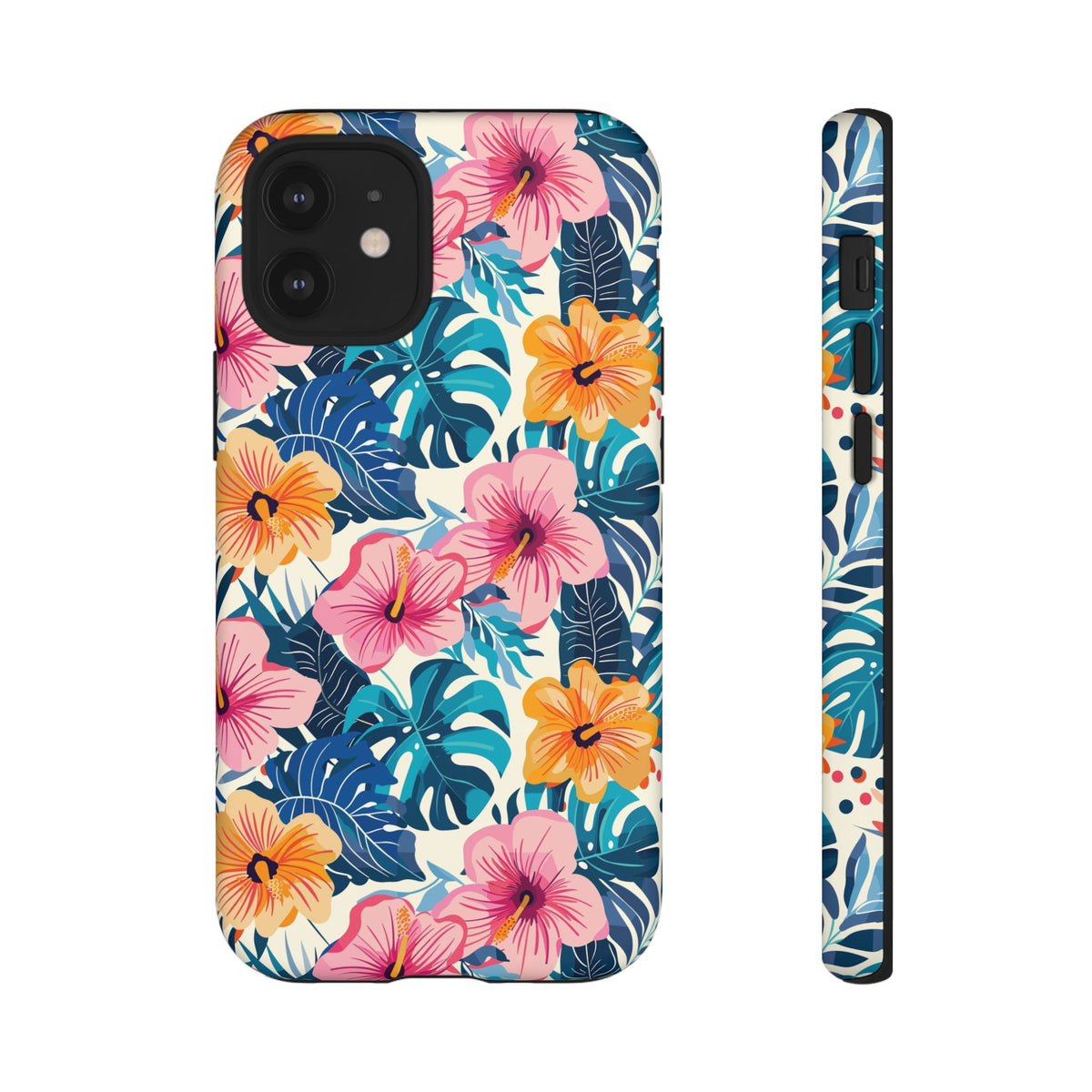 Hibiscus Bloom: Cute Floral Phone Case for iPhone, Samsung and Google Pixel