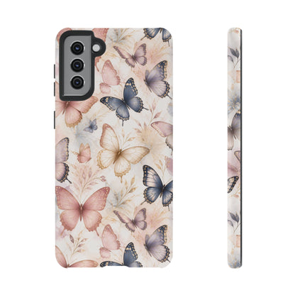 Butterfly Pastels Phone Case: Tough Case for iPhone and Samsung Galaxy devices