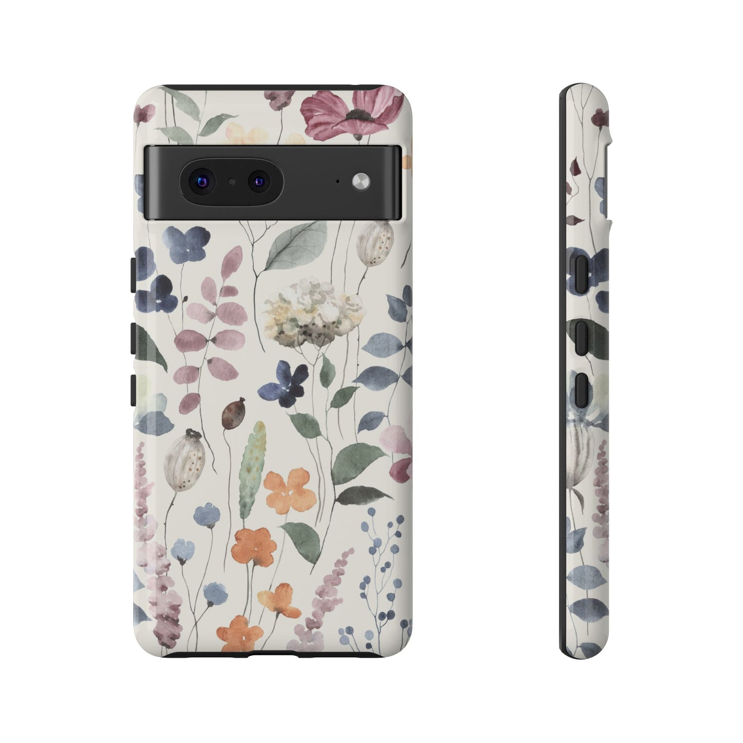 Floral prints phone case for iPhone, Samsung Galaxy and Pixel devices