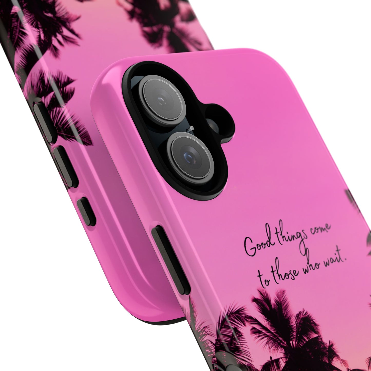 Sunset Serenity: Good things come to those who wait - Phone Case for iPhone, Samsung Galaxy and Google Pixel