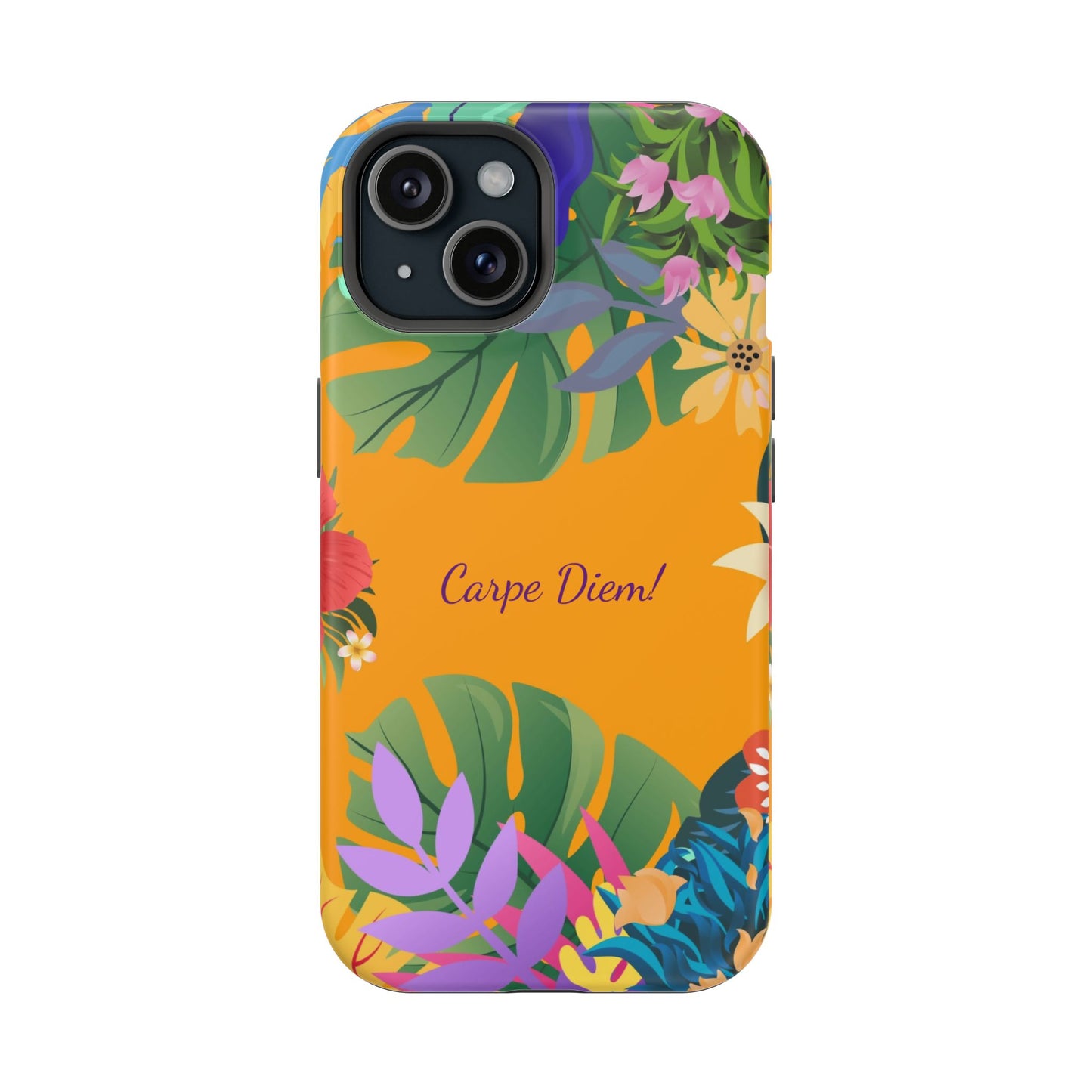 Carpe Diem: Colorful MagSafe Phone Case for iPhone