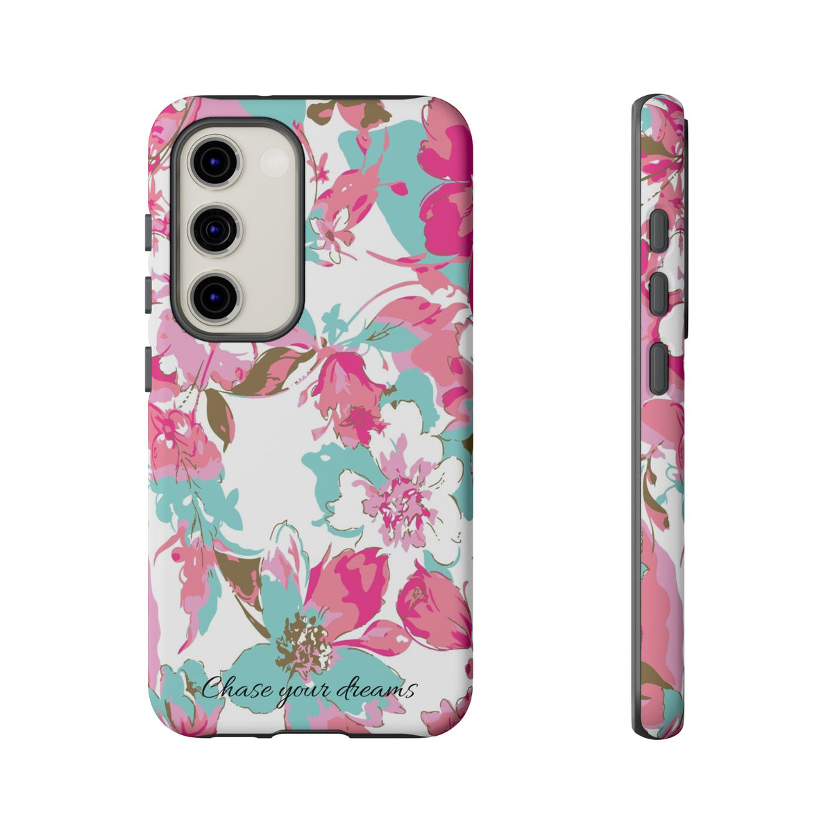 Chase your dreams: Artistic and elegant phone case for Apple iPhone, Samsung Galaxy and Pixel devices