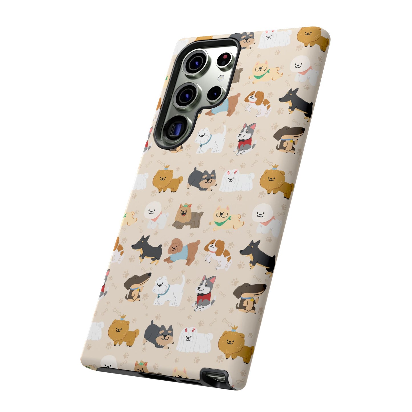 Cute Dogs: Tough Case for iPhone, Samsung Galaxy and Google Pixel devices
