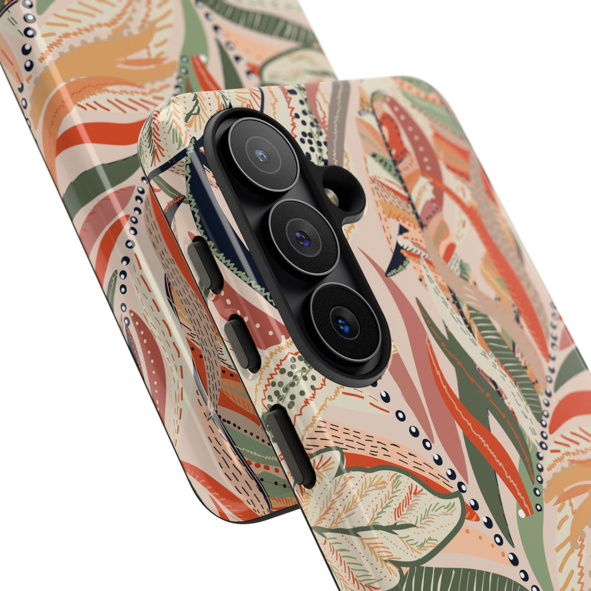 Terracotta Leaves Phone Case: Nature‑Inspired Art for iPhone, Samsung Galaxy and Google Pixel devices