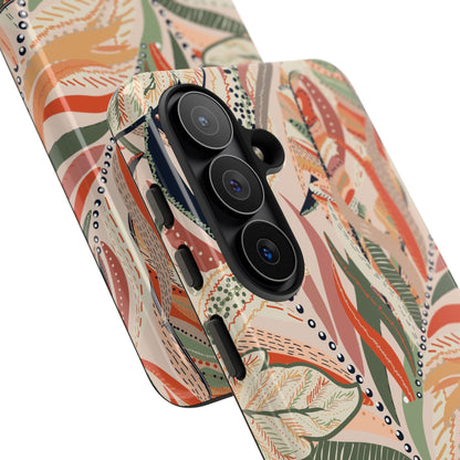 Terracotta Leaves Phone Case: Nature‑Inspired Art for iPhone, Samsung Galaxy and Google Pixel devices