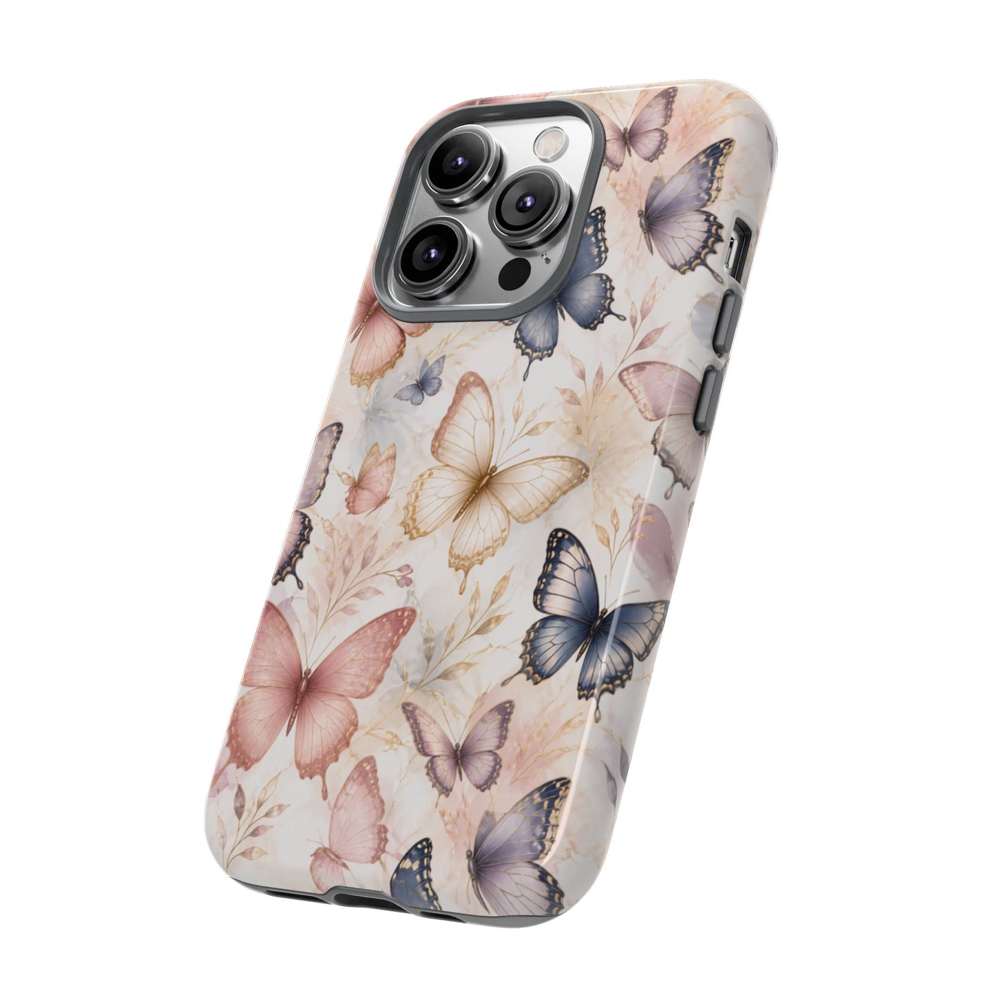 Butterfly Pastels Phone Case: Tough Case for iPhone and Samsung Galaxy devices