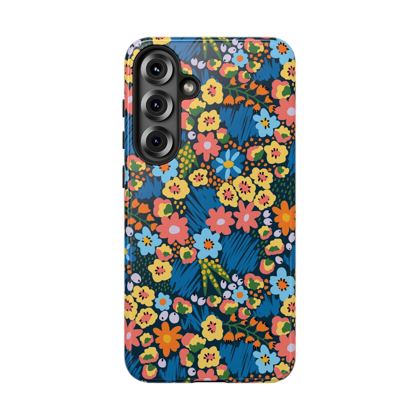 Bloom Burst: Color and Joy Themed Phone Case for iPhone, Samsung Galaxy and Google Pixel devices
