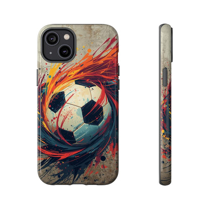 Football Swirl: Phone Case for iPhone, Samsung Galaxy and Google Pixel devices