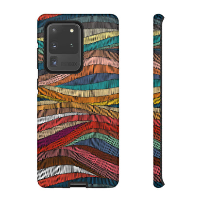Threaded Harmony: Tapestry-inspired Phone Case for iPhone, Samsung Galaxy and Google Pixel devices