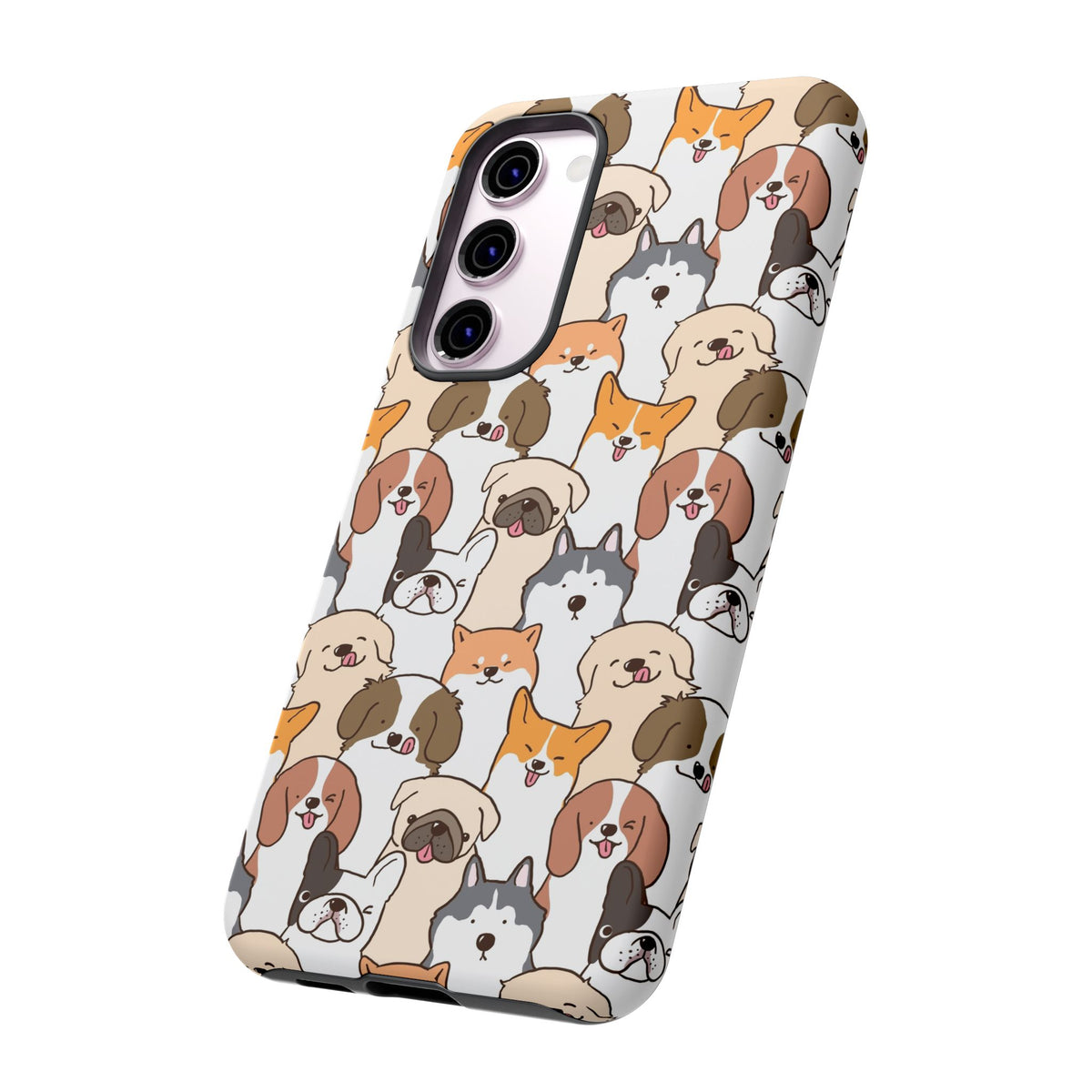Cute Dogs Charm Phone Case for iPhone, Samsung Galaxy and Google Pixel devices