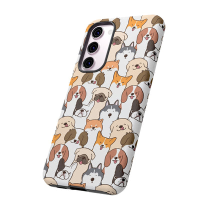 Cute Dogs Charm Phone Case for iPhone, Samsung Galaxy and Google Pixel devices