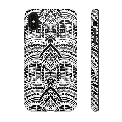 Tatoeage: telefoonhoesje met tribalpatroon voor iPhone, Samsung Galaxy en Google Pixel