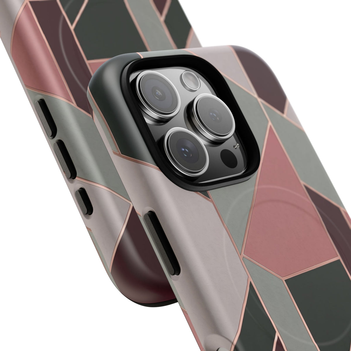 Geometric Luxe MagSafe Phone Case for iPhone