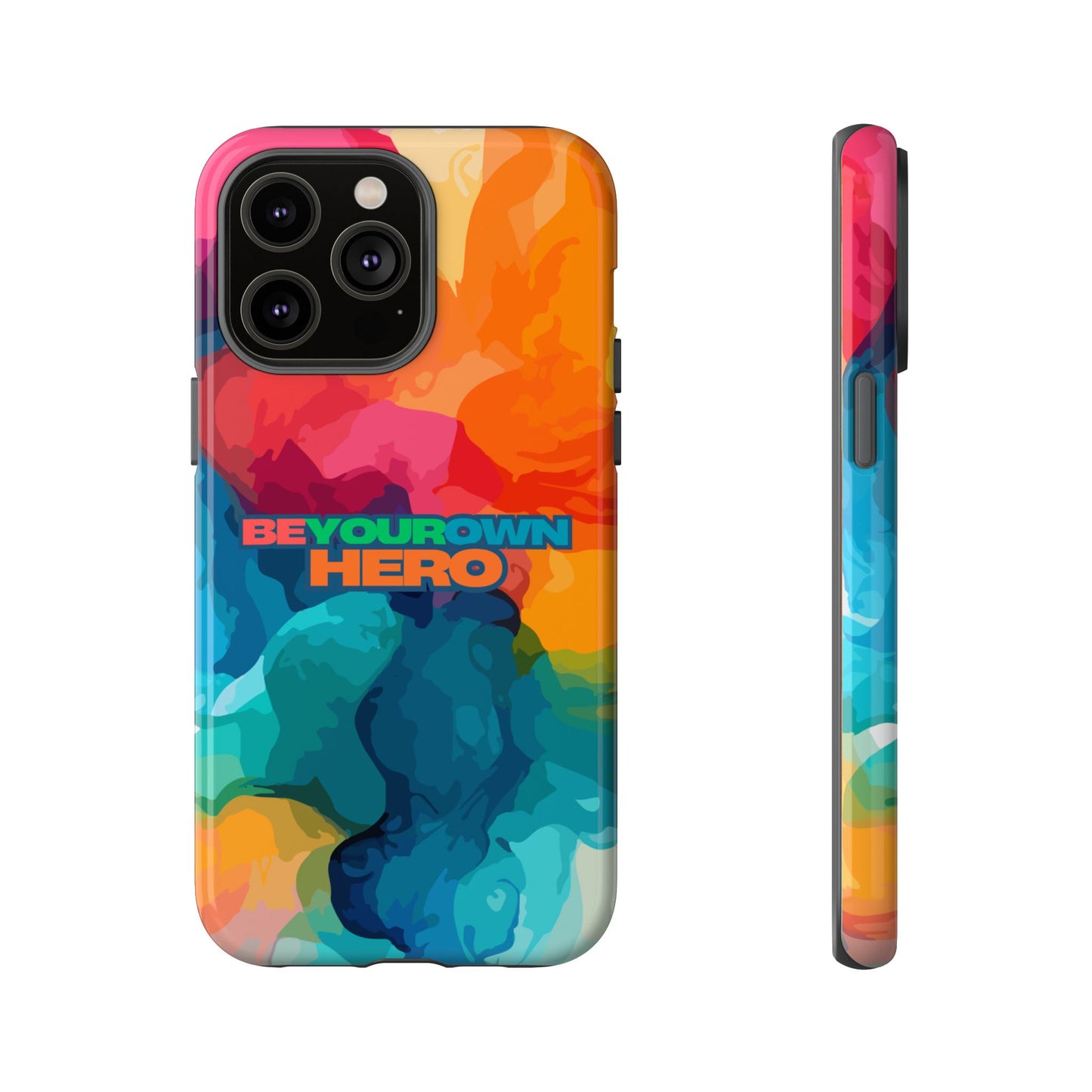 Be Your Own Hero: Inspiring Quote Phone Case for iPhone, Samsung Galaxy and Google Pixel
