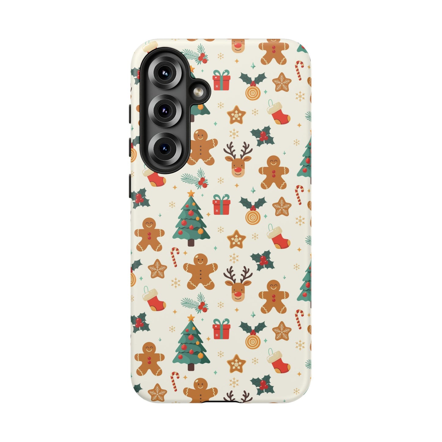 Gingerbread Holidays: Xmas-themed phone case for iPhone, Samsung and Google Pixel