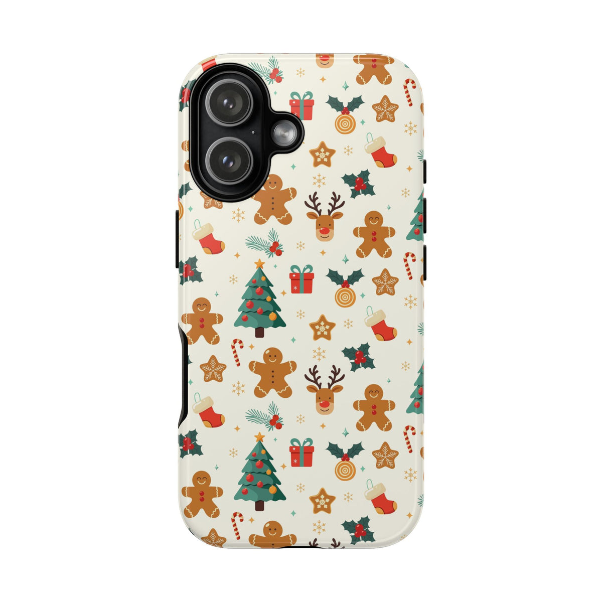 Gingerbread Holidays: Xmas-themed phone case for iPhone, Samsung and Google Pixel