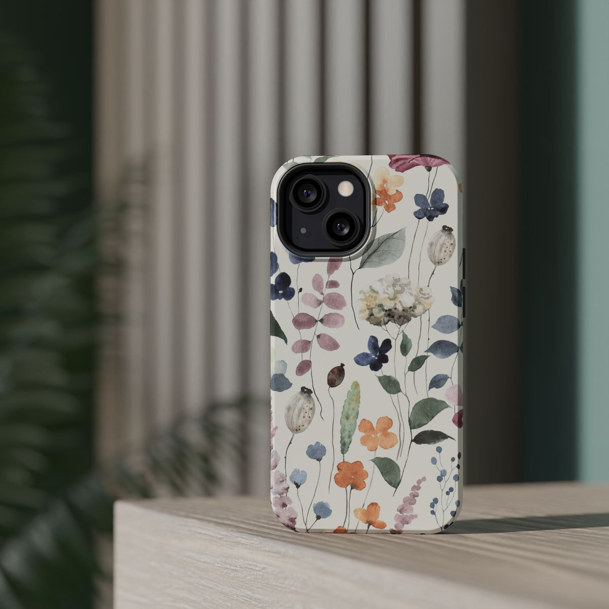 Floral prints phone case for iPhone (MagSafe version)