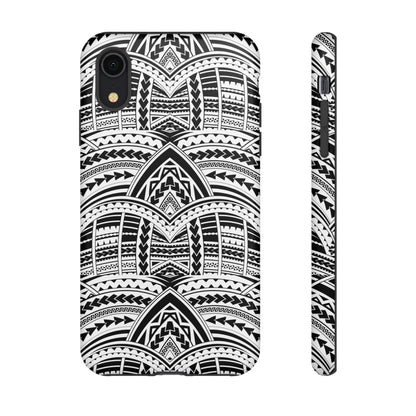 Tatoeage: telefoonhoesje met tribalpatroon voor iPhone, Samsung Galaxy en Google Pixel